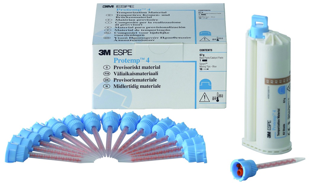 RESINA BISACRYLICA PROTEMP- CARTUCHO A2- 67GR.+16 TIPS