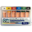 PUNTAS DE GUTAPERCHA META - TAPER 0.04 NO. 15-40  (60)