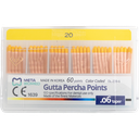 PUNTAS DE GUTAPERCHA META - 0.06 - NO. 20   (60)