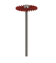 DISCO ESPIRAL IMPREGNADO CON MANDRIL - PULIDO INTERPROXIMAL