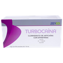 ANESTESIA ARTICAINA 4% 1:100.000 ZEYCO TURBOCAINA CAJA (VIDRIO) (50)