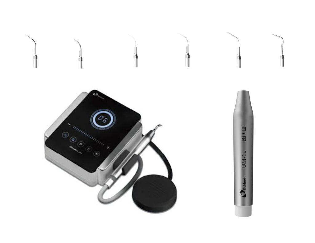 ULTRASONIDO ULTRAMINT CON 6 PUNTAS + PIEZA DE MANO TIPO "SATELEC" (6680016)