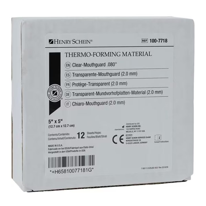 THERMOFORMAS BLANDAS  .080 (12) TRANSP.