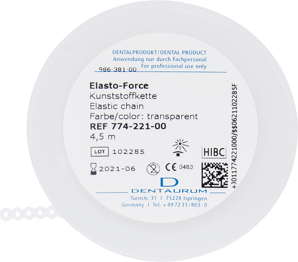 CADENA ELASTICA - DM ELASTO-FORCE CERRADA TRANSP. (4.5M)