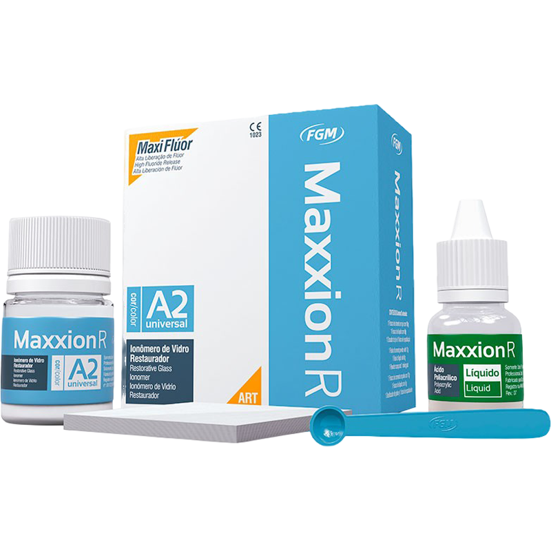 CEMENTO IONOMERO MAXXION - IONOMERO "ART" - A2  KIT (10GR.)