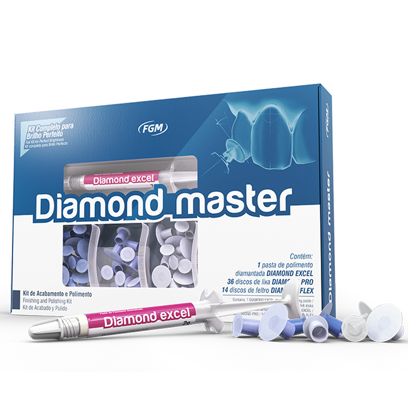 DIAMOND PRO - KIT MASTER (PASTA+50 DISC+1 MAND HP+1MAND RA)