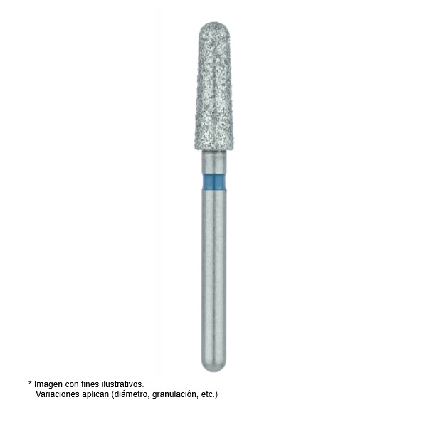 FRESA DIAMANTE FG JOTA - CHAMFERA REDONDA  198-018 ROJO