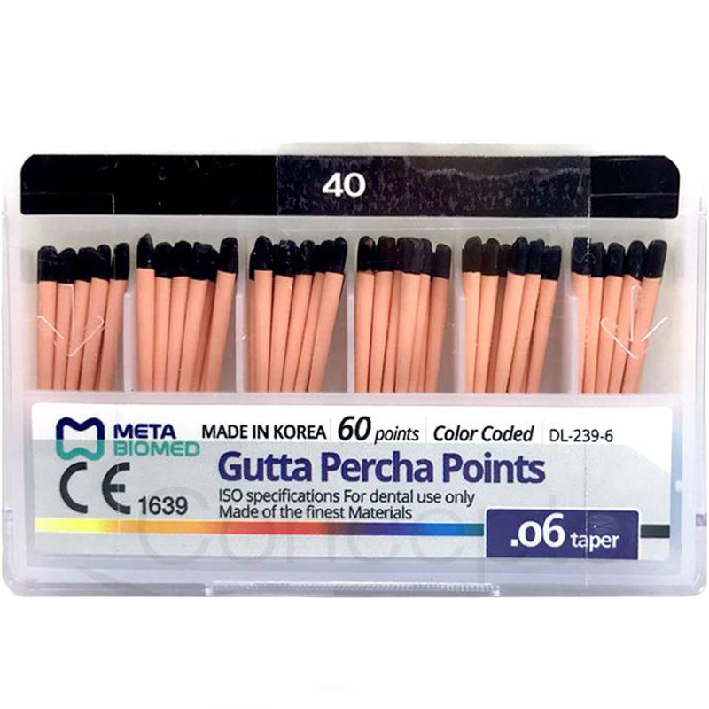 PUNTAS DE GUTAPERCHA META - 0.06 - NO. 40   (60)