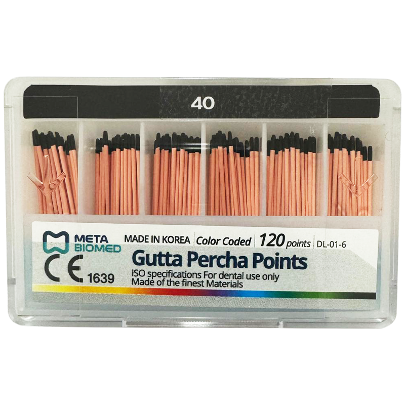 PUNTAS DE GUTAPERCHA META - NO. 40  (120)