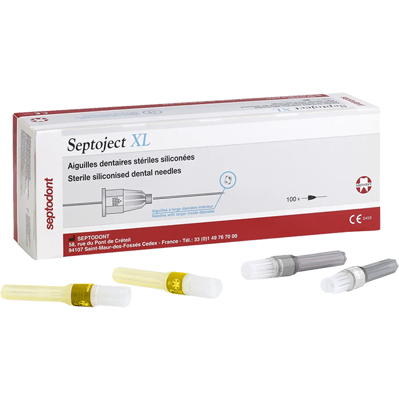 AGUJAS DENTALES SEPTOJECT 30 EX- CORTAS XL (100)  (0.30X12)