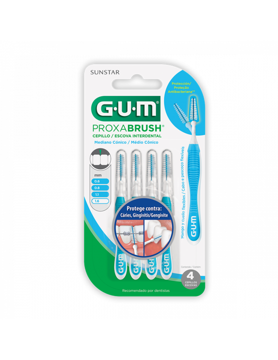 CEPILLO INTERDENTAL AZUL (1.6MM) 4 UNIDADES