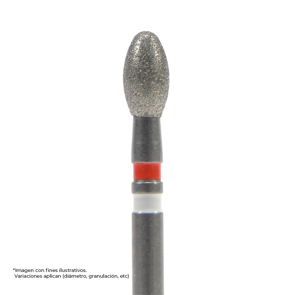 FRESA DIAMANTE PARA ZIRCONIA FG JOTA -  LLAMA ROJA Z833.FG.023