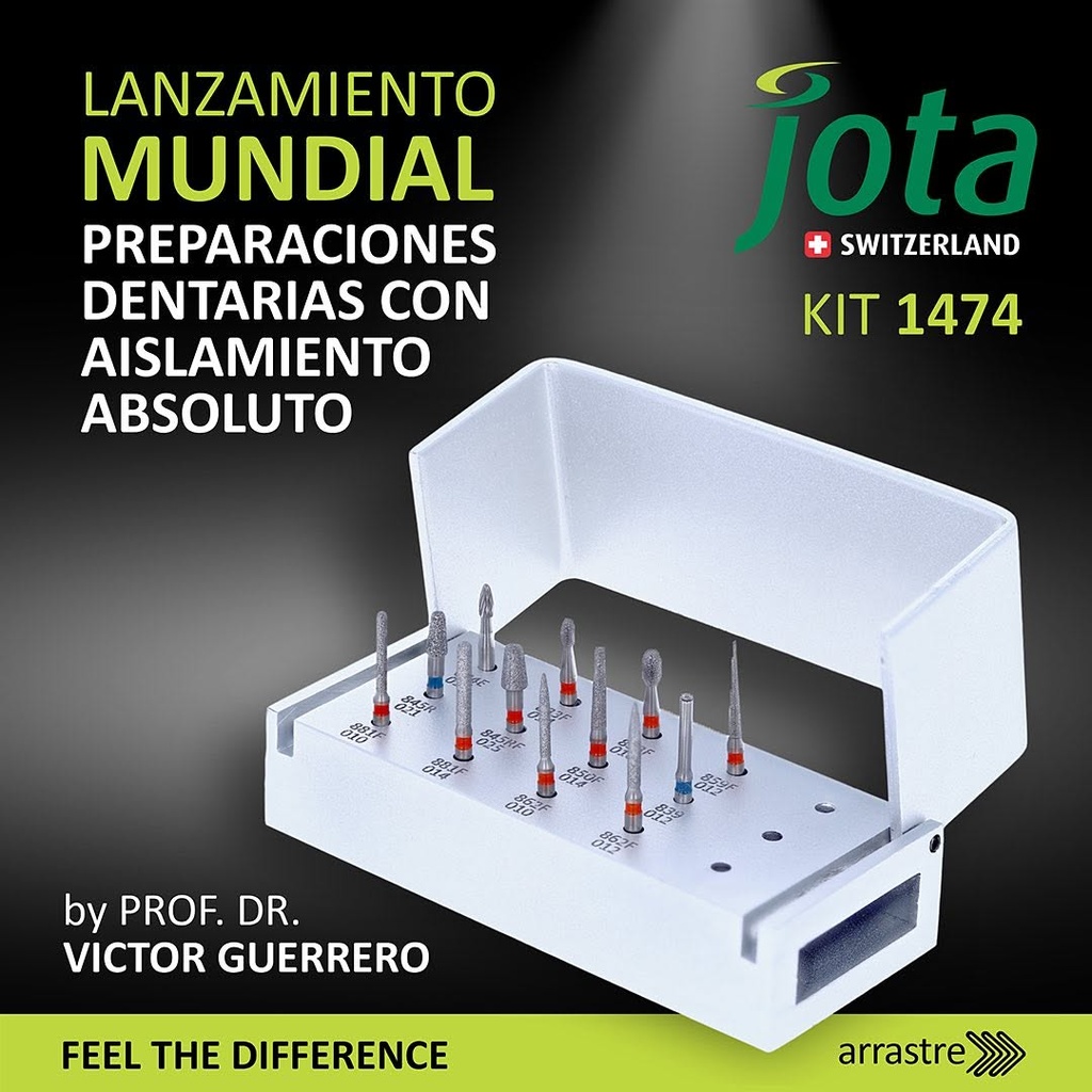 KIT FRESAS FG PREPARACIONES DENTINARIAS CON AISLAMIENTO ABSOLUTO