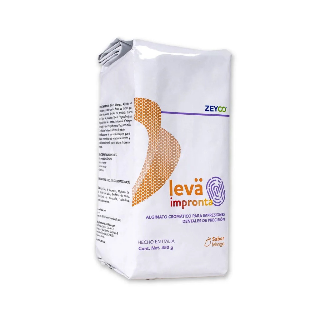 ALGINATO CROMÁTICO ZEYCO TIPO I SABOR MANGO 450 G