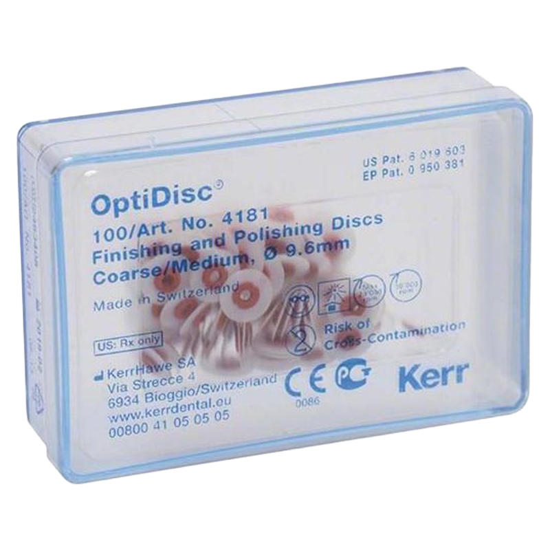 OPTIDISC DISCO DE PULIDO MEDIO 9.6MM 100 UNIDADES