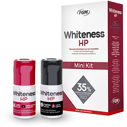 [FG 1911] WHITENESS HP 35% - P.HIDROGENO MINI KIT - ROJO