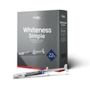 BLANQUEAMIENTO CASA WHITENESS SIMPLE 22% KIT (5 JER+3GRS GEL+2 PLACAS+ESTUCHE)