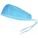 GORRO DE AMARRE AZUL TELA MEDICA / UNIDAD