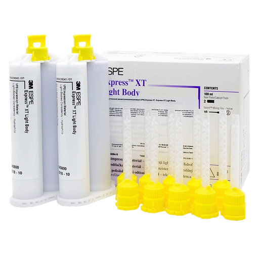 [3M 36974] SILICONA ADICION EXPRESS XT LT BODY   (2 CART X 50 ML.)