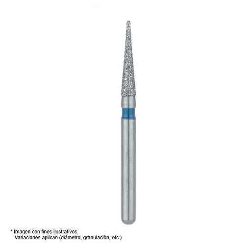 [JT 858F.314.010] FRESA DIAMANTE FG JOTA - PUNTA LAPIZ CORTA ROJA