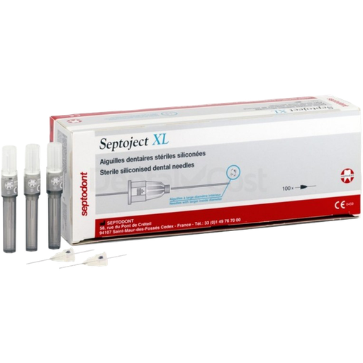 [SE SEPTOJ 27S] AGUJAS DENTALES SEPTOJECT 27 CORTAS XL (100)  (0.40X25)