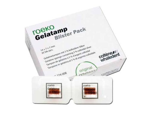 [RO 274008] HEMOSTATICO ESPONJA GELATAMP    20 BLISTER  14  7  7