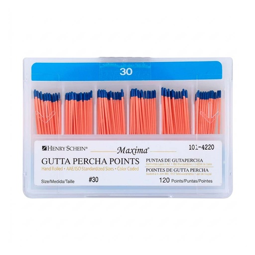 [HS 101-4220] PUNTAS DE GUTAPERCHA NO.30 (120)  SUST 100-6911
