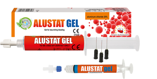 [CK W-ALG10] HEMOSTATICO EN GEL ALUSTAT  CLORURO DE ALUMINIO 25% - 10ML.