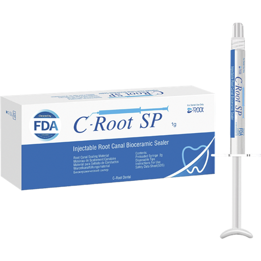[CR C-ROOT SP 1GR] C-ROOT SP 1 GR - CEMENTO OBTURADOR BIOCERAMICO - SILICATO DE ESTRONCIO+FOSF.C(8tips)