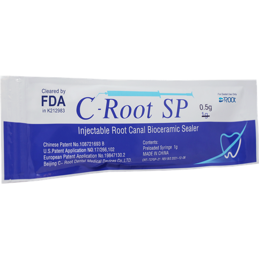 [CR C-ROOT SP 0.5GR] C-ROOT SP CEMENTO OBTURADOR BIOCERAMICO - SILICATO DE ESTRONCIO+FOSF.C + 4TIPS  (0.5GR)