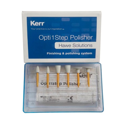 [KR 8004] KIT PULIDO DE RESINA OPTI 1 STEP (2COPAS, 2LLAMAS, 2 DISCOS)